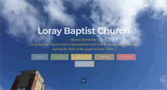 Desktop Screenshot of loraybaptist.org