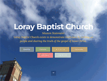 Tablet Screenshot of loraybaptist.org